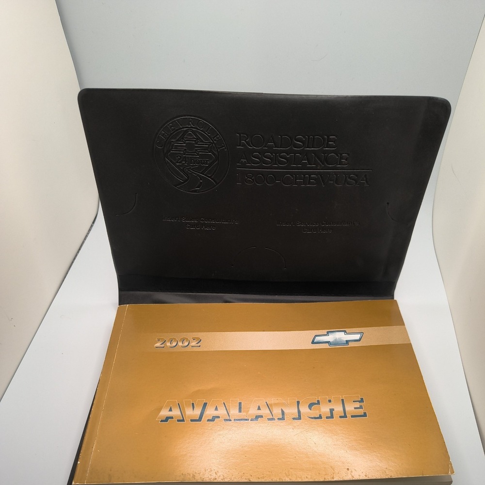 2002 Chevrolet Avalanche Original Owner Owner's User Manual Complete Case - Picture 4 of 10